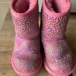Toddler pink UGGs